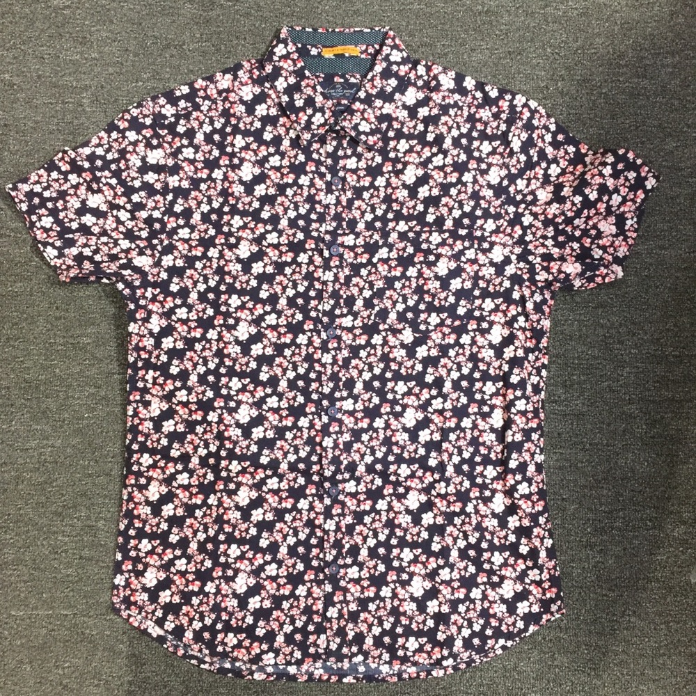 Across the Pond Button Up Medium